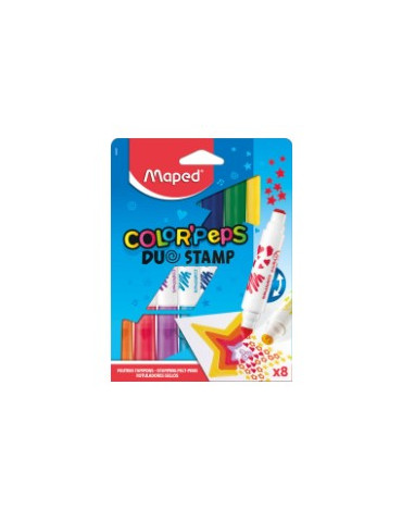COLOR'PEPS Duo Stamp viltstiften - doos x 8