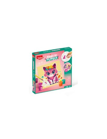 MAPED CREATIV - SCHILDEREN OP NUMMER - kat / konijn