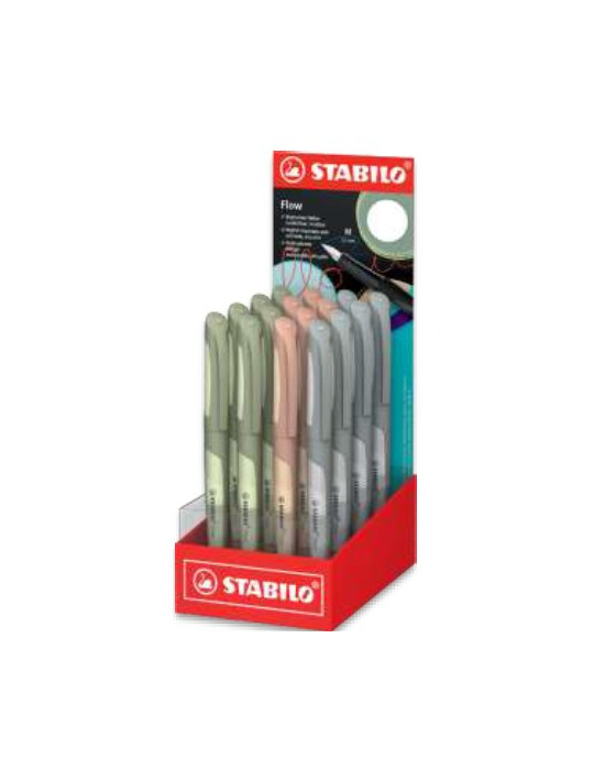 Flow MONOCHROME fountain pen 16 cardboard display 16 pcs