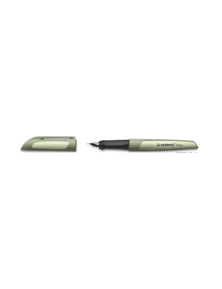 Flow MONOCHROME fountain pen khaki + 1 cartridge