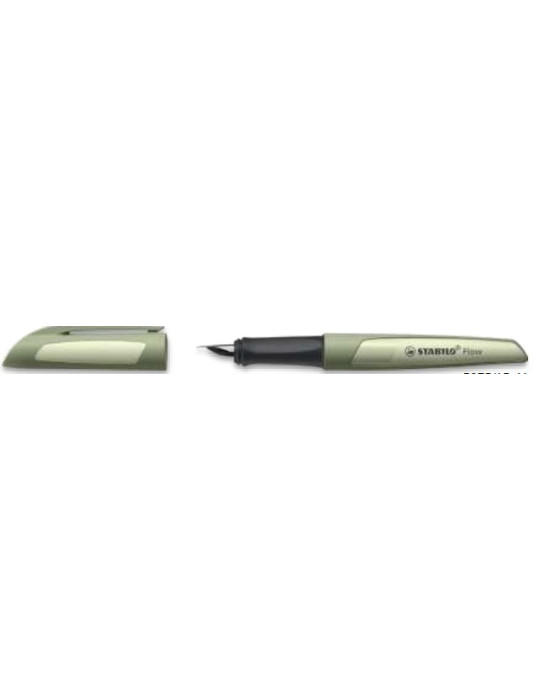 Flow MONOCHROME fountain pen khaki + 1 cartridge