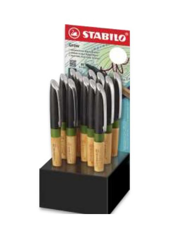 Grow ballpoint pen cardboard display 12 pcs
