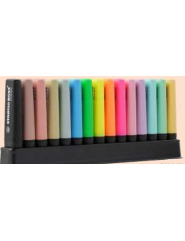 STABILO BOSS ORIGINAL Pastel & NatureColors desk set 15 pcs