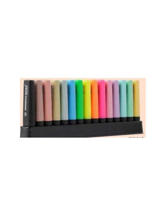STABILO BOSS ORIGINAL Pastel & NatureColors desk set 15 pcs