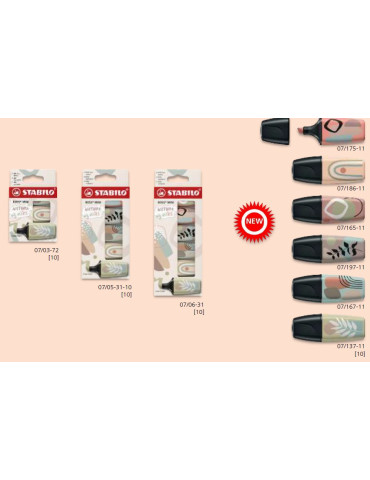 STABILO BOSS MINI NATUREvibes wallet 3 pcs