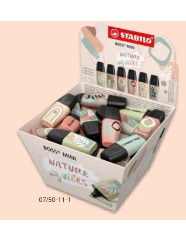 STABILO BOSS MINI NATUREvibes display 50 pcs