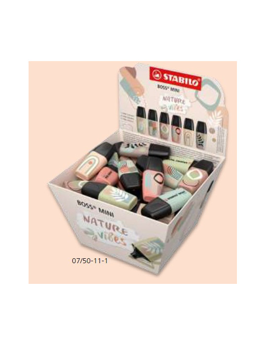 STABILO BOSS MINI NATUREvibes display 50 pcs