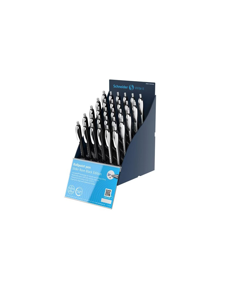 balpen Schneider Slider Rave XB noir et blanc