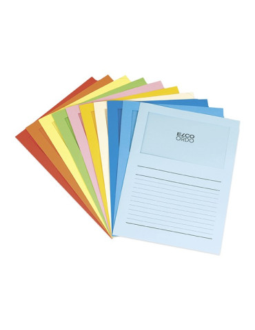 Chemises à fen. Ordo Classico A4 120gr/m² - Couleurs assorties  - 100 2