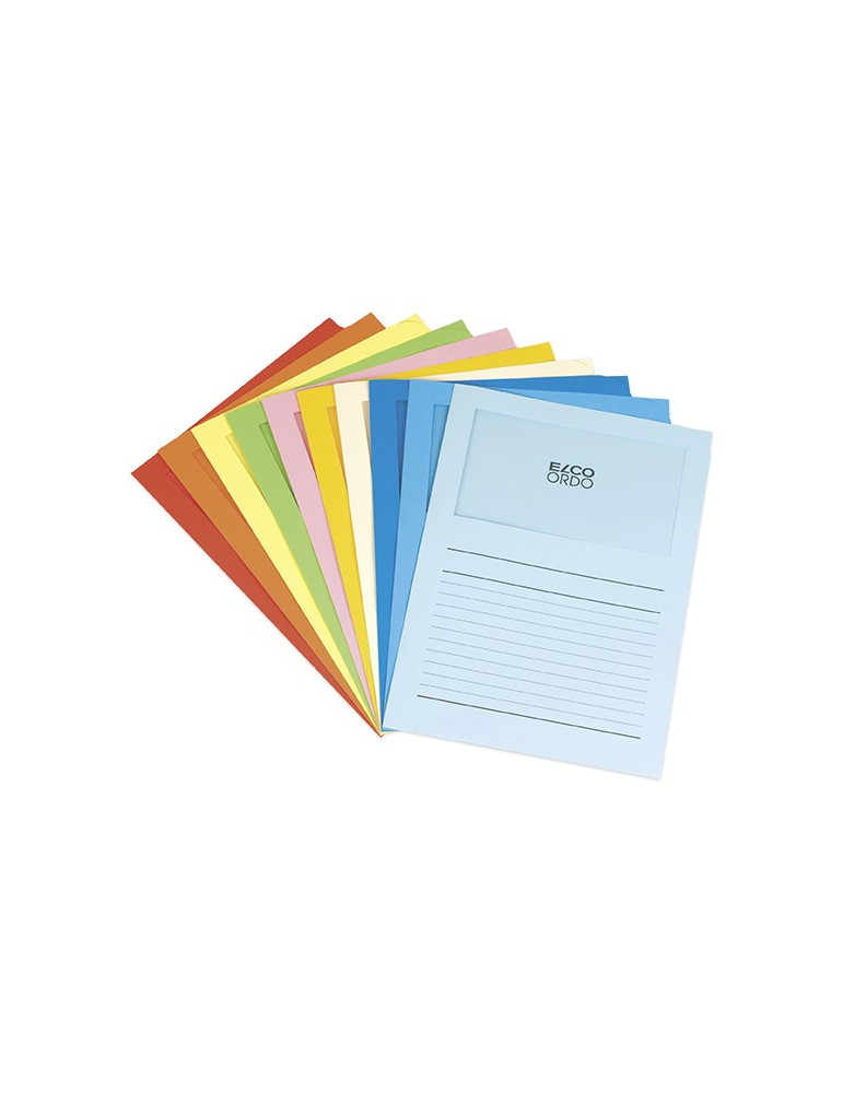 Chemises à fen. Ordo Classico A4 120gr/m² - Couleurs assorties  - 100