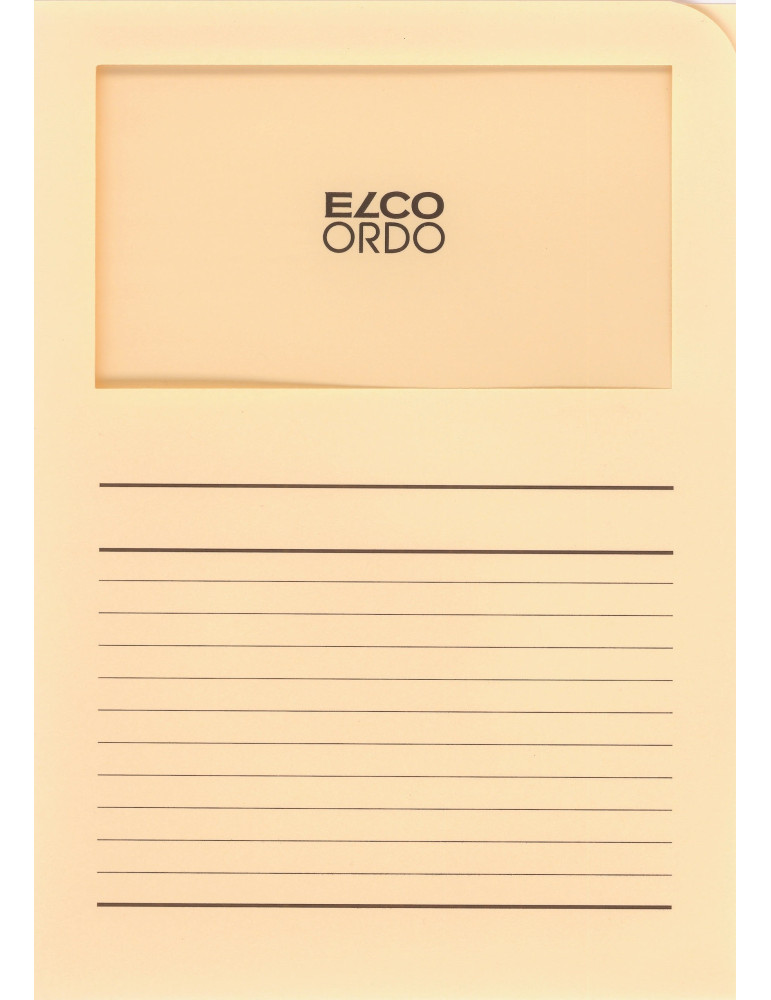 Map Elco Ordo Classico m/venst. A4 - 120gr Bedr. beige - verp.100