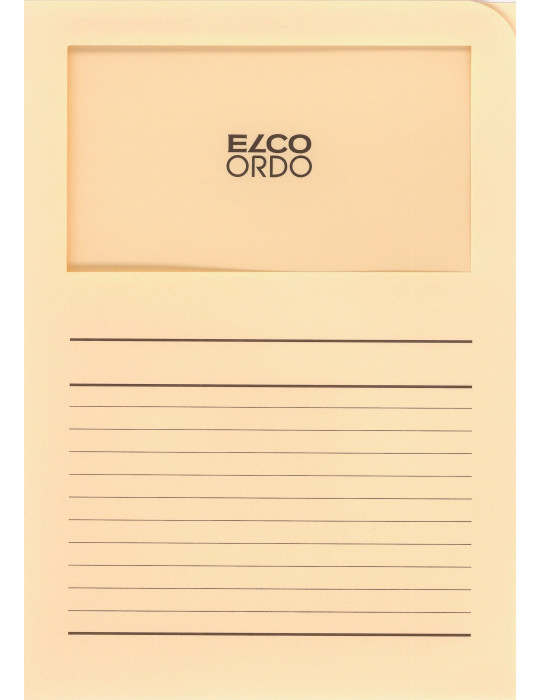 Map Elco Ordo Classico m/venst. A4 - 120gr Bedr. beige - verp.100