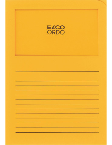 Map Elco Ordo Classico m/venst. A4 - 120gr Bedr. goudgeel - verp.100 2