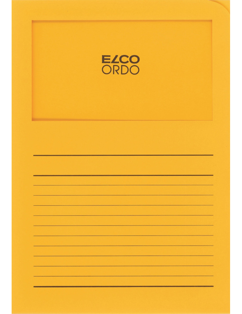 Map Elco Ordo Classico m/venst. A4 - 120gr Bedr. goudgeel - verp.100