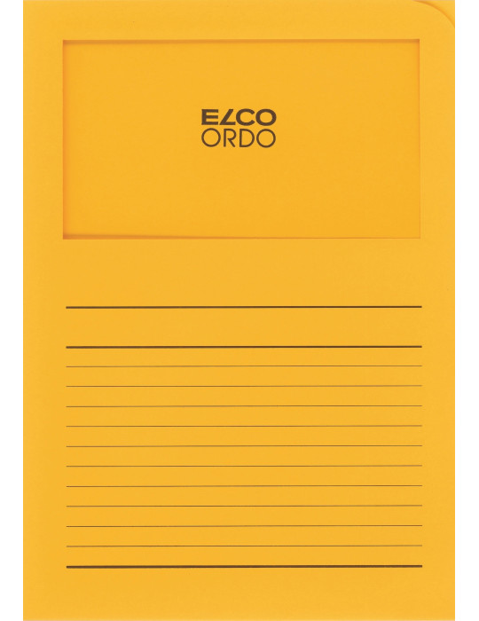 Map Elco Ordo Classico m/venst. A4 - 120gr Bedr. goudgeel - verp.100