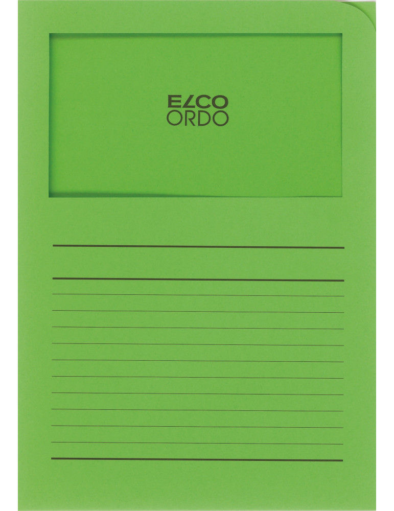 Map Elco Ordo Classico m/venst. A4 - 120gr Bedr. diepgroen - verp.100