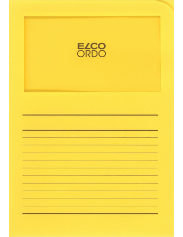 Map Elco Ordo Classico m/venst. A4 - 120gr Bedr. diepgeel - verp.100 2