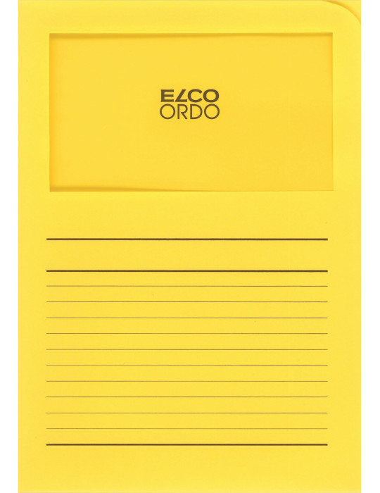 Map Elco Ordo Classico m/venst. A4 - 120gr Bedr. diepgeel - verp.100