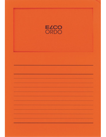 Map Elco Ordo Classico m/venst. A4 - 120gr Bedr. oranje- verp.100 2