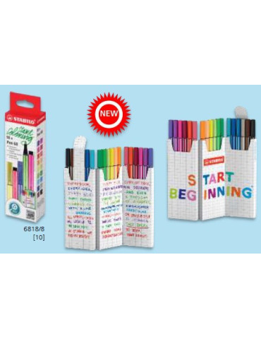 Pen 68 Zig Zag cardboard box 18 pcs 2