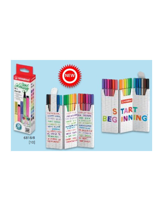 Pen 68 Zig Zag cardboard box 18 pcs