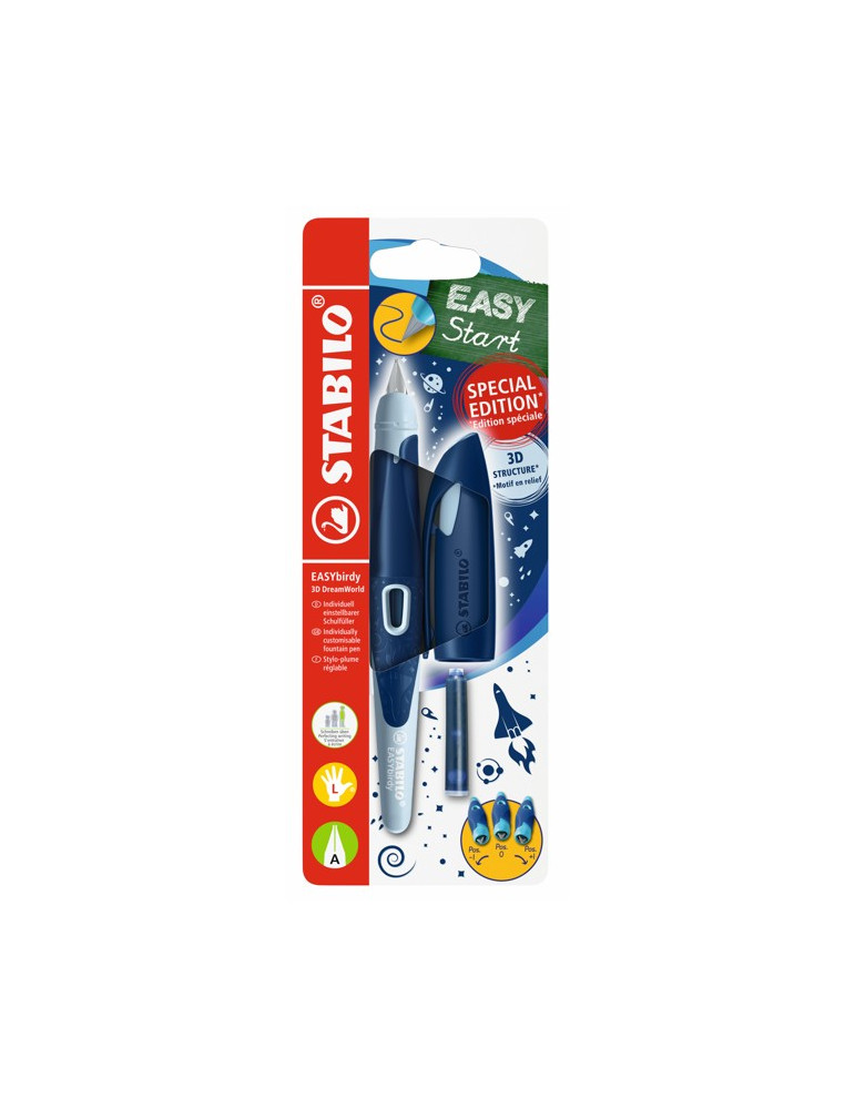 EASYbirdy 3D DreamWorld LEFT blister blue + 1 cartridge + tool