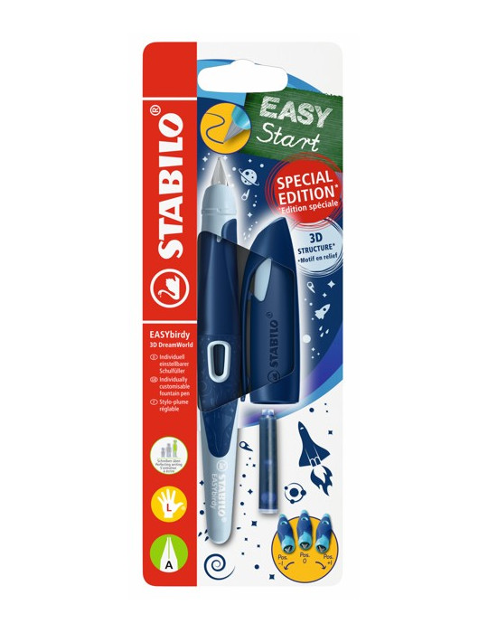 EASYbirdy 3D DreamWorld LEFT blister blue + 1 cartridge + tool