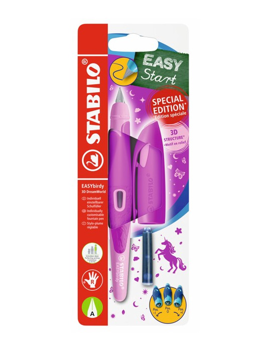 EASYbirdy 3D DreamWorld RIGHT blister pink + 1 cartridge + tool