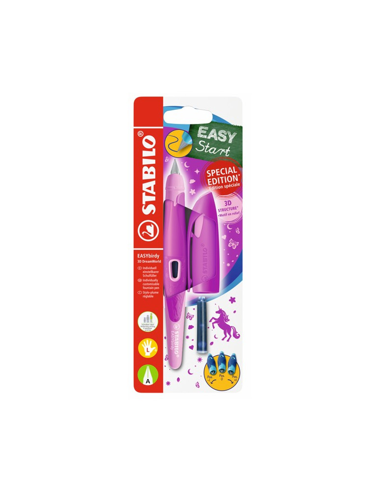 EASYbirdy 3D DreamWorld LEFT blister pink + 1 cartridge + tool