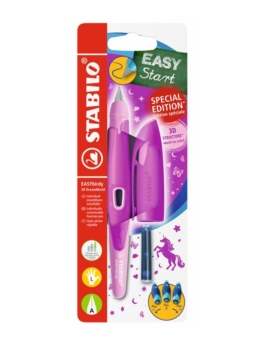 EASYbirdy 3D DreamWorld LEFT blister pink + 1 cartridge + tool