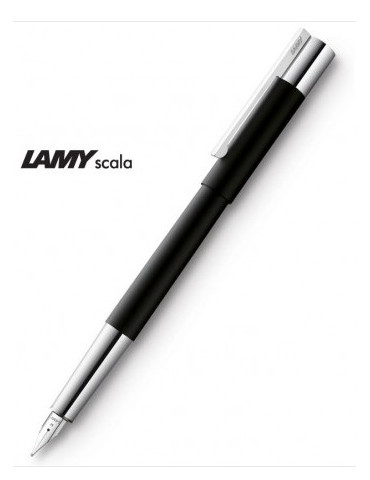 Stylo plume LAMY scala noir mat plume M