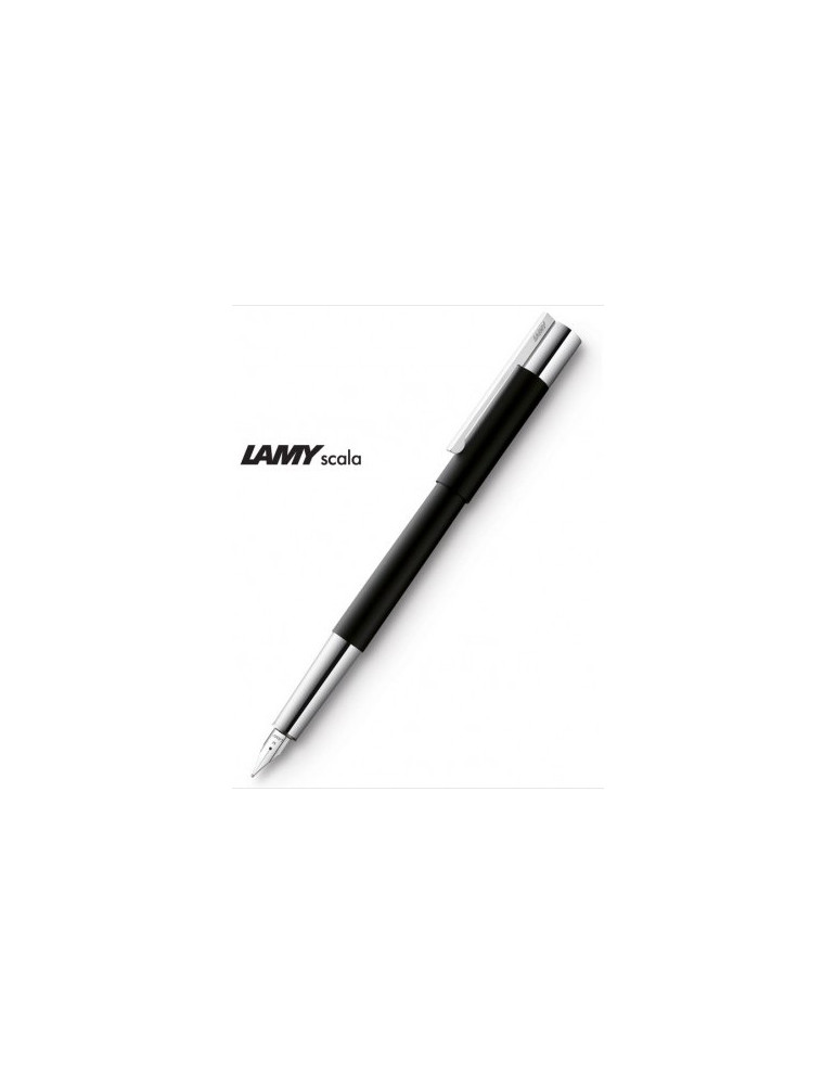 Stylo plume LAMY scala noir mat plume M