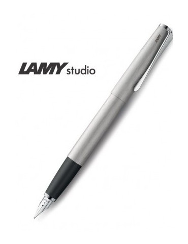 Stylo plume LAMY studio acier brossé plume F
