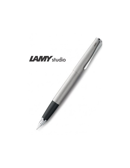 Stylo plume LAMY studio acier brossé plume F