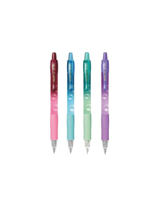 G-2 Bubble Rose -Pointe Medium 07 - Ecriture bleu