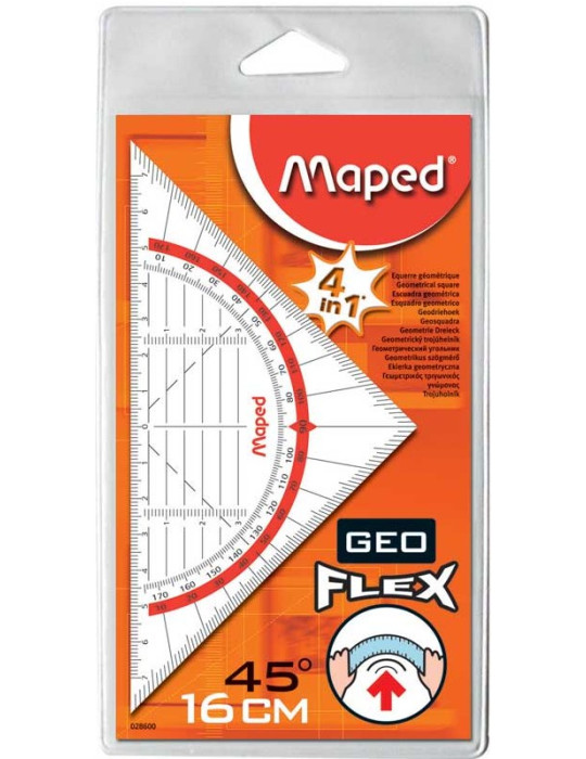 TECHNIC GEO SQUARE 45/16CM  - IN PLASTIC BAG