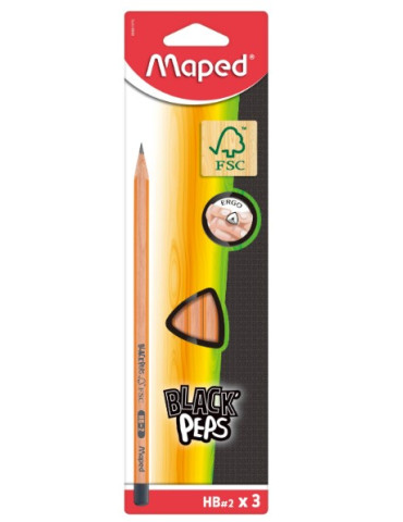 BLACK PEP'S potlood HB - op blisterkaart