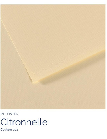 FEUILLE   MI-TEINTES®  A4 160G  CITRONELLE  101