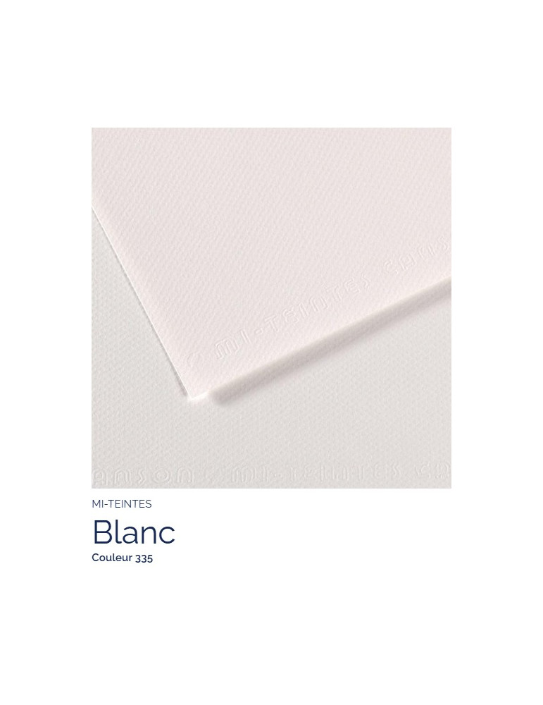 FEUILLE   MI-TEINTES®  A4 160G  BLANC 335