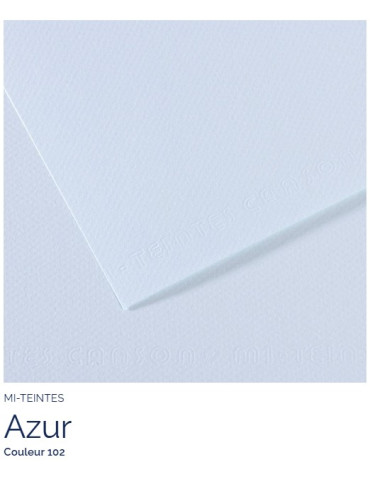 FEUILLE   MI-TEINTES®  A4 160G  AZUR 102