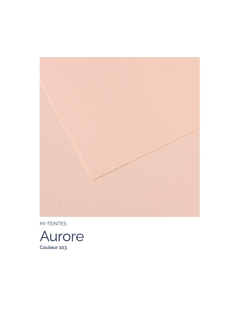 FL   MI-TEINTES®  A4 160G  AURORE 103