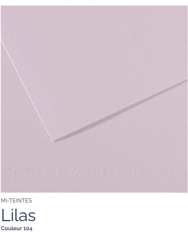 FEUILLE   MI-TEINTES®  A4 160G  LILAS   104