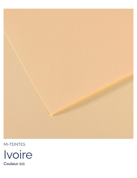 FEUILLE   MI-TEINTES®  A4 160G  IVOIRE 111