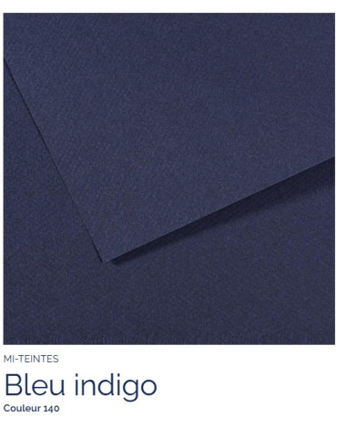 FL   MI-TEINTES®  A4 160G  BLEU  INDIGO  140