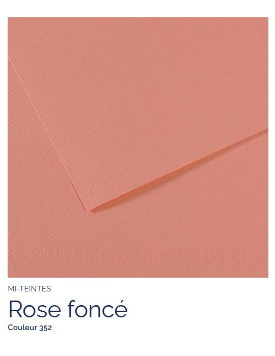 FL   MI-TEINTES®  A4 160G  ROSE FONCE  352