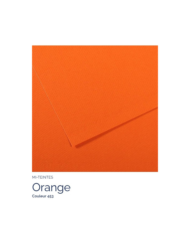 FL   MI-TEINTES®  A4 160G  ORANGE 453