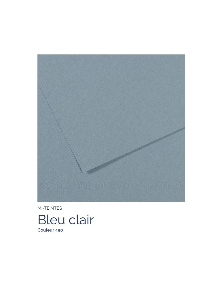 FL   MI-TEINTES®  A4 160G  BLEU CLAIR 490