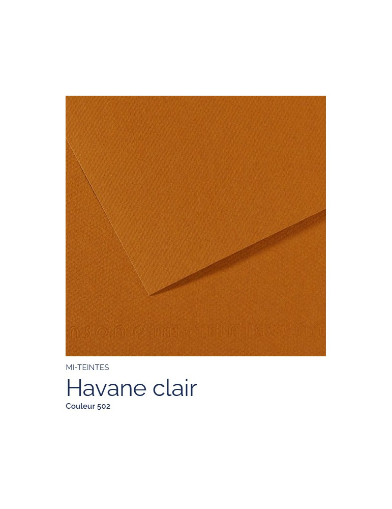 FL   MI-TEINTES®  A4 160G  HAVANE CLAIR  502