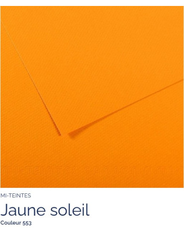 FL   MI-TEINTES®  A4 160G  JAUNE SOLEIL 553