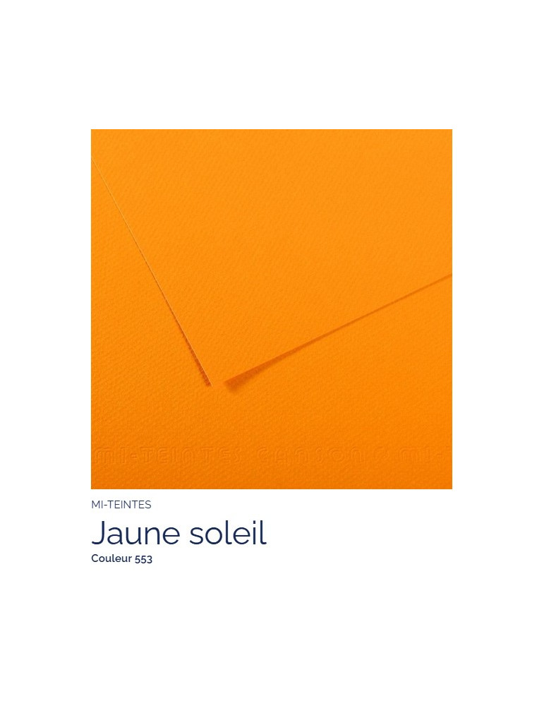 FL   MI-TEINTES®  A4 160G  JAUNE SOLEIL 553